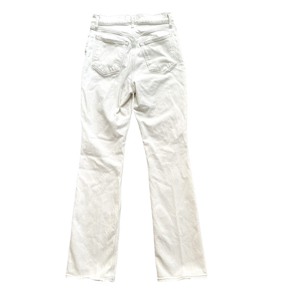 Abercrombie & Fitch Jeans 28 / 6L Ivory 70s Vintage Flare Ultra High Rise (13) - Picture 5 of 11